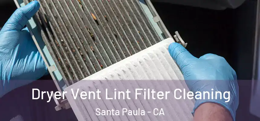  Dryer Vent Lint Filter Cleaning Santa Paula - CA